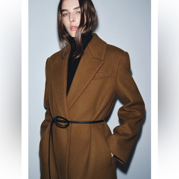 ZARA WOOL BLEND COAT ZW COLLECTION - Picture 3 of 16